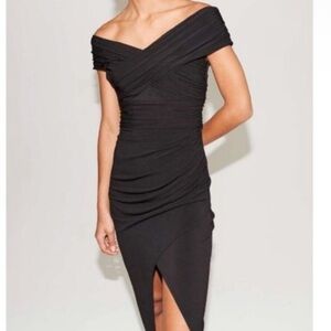 Self-Portrait Black High Low Dress